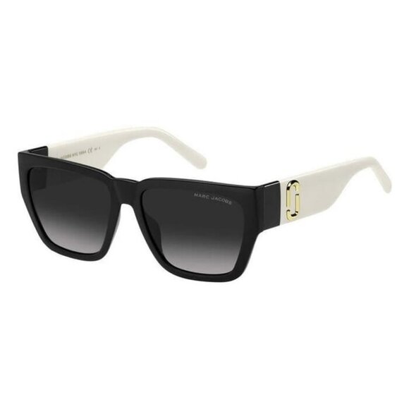 New MARC JACOBS Black Square Marc 646/S 80S 9O Sunglasses Women - Picture 1 of 3